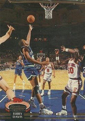 #282 Terry Davis - Dallas Mavericks - 1992-93 Stadium Club Basketball