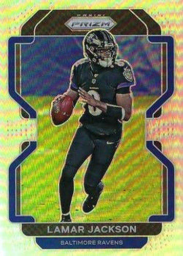 #282 Lamar Jackson - Baltimore Ravens - 2021 Panini Prizm - Silver Football