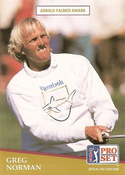 #282 Greg Norman - 1991 Pro Set PGA Tour Golf