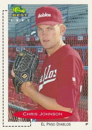 #282 Chris Johnson - El Paso Diablos - 1991 Classic Best Baseball