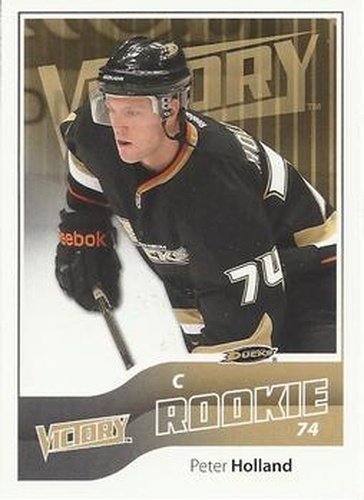 #282 Peter Holland - Anaheim Ducks - 2011-12 Upper Deck Victory Update Hockey