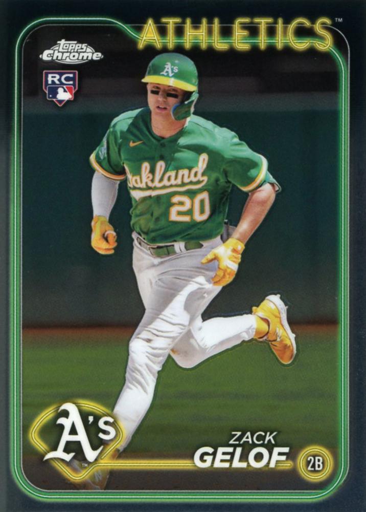 #282 Zack Gelof - Oakland Athletics - 2024 Topps Chrome Baseball