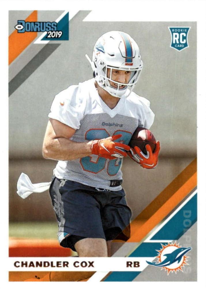 #282 Chandler Cox - Miami Dolphins - 2019 Donruss Football