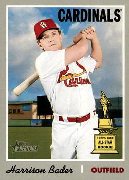 #282 Harrison Bader - St. Louis Cardinals - 2019 Topps Heritage Baseball