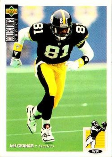 #282 Jeff Graham - Pittsburgh Steelers - 1994 Collector's Choice Football