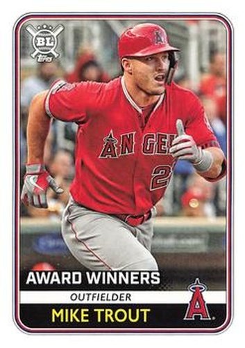 #283 Mike Trout - Los Angeles Angels - 2020 Topps Big League Baseball