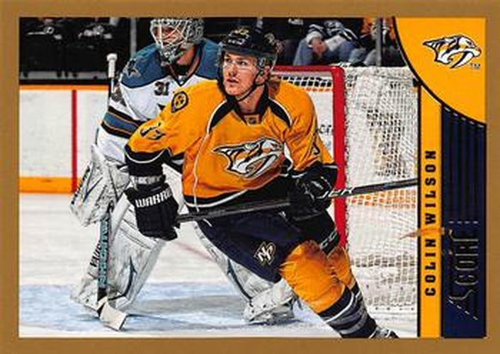 #283 Colin Wilson - Nashville Predators - 2013-14 Score - Gold Hockey
