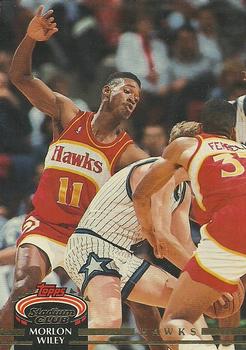 #283 Morlon Wiley - Atlanta Hawks - 1992-93 Stadium Club Basketball