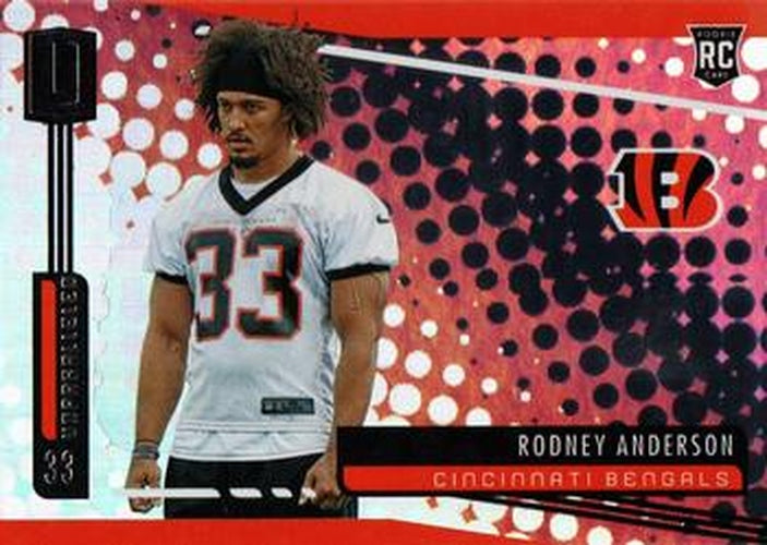 #283 Rodney Anderson - Cincinnati Bengals - 2019 Panini Unparalleled Football