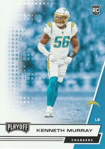 #283 Kenneth Murray - Los Angeles Chargers - 2020 Panini Playoff Football