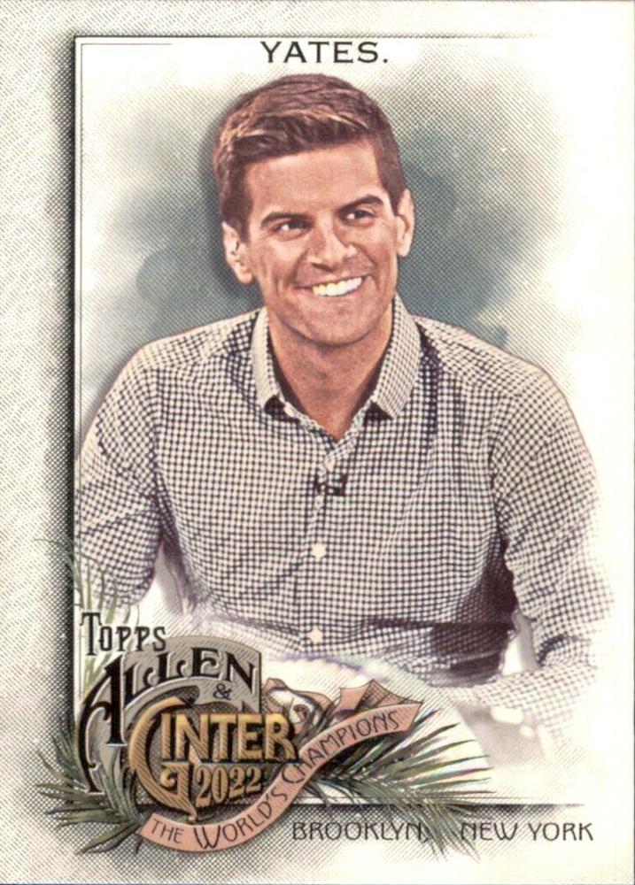 #283 Field Yates - 2022 Topps Allen & Ginter Baseball