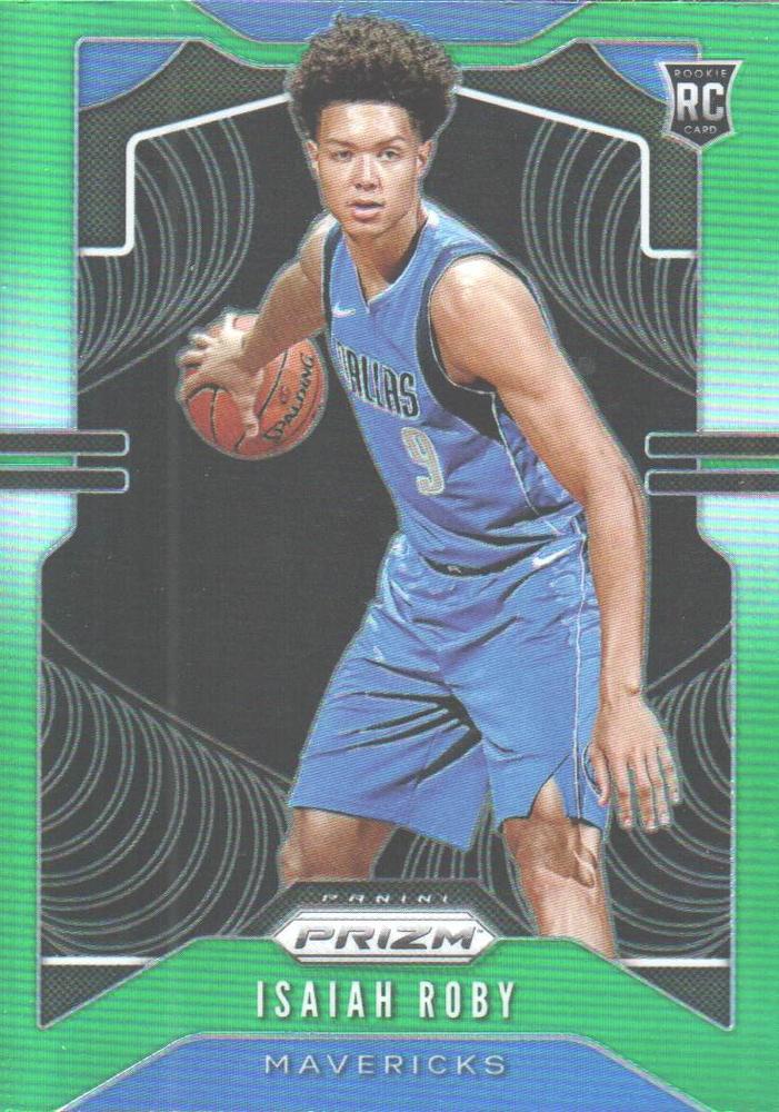 #283 Isaiah Roby - Dallas Mavericks - 2019-20 Panini Prizm - Prizms Green Basketball