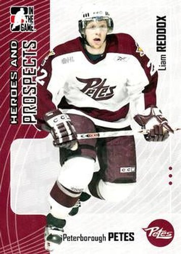 #283 Liam Reddox - Peterborough Petes - 2005-06 In The Game Heroes and Prospects Hockey