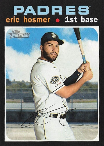 #283 Eric Hosmer - San Diego Padres - 2020 Topps Heritage Baseball