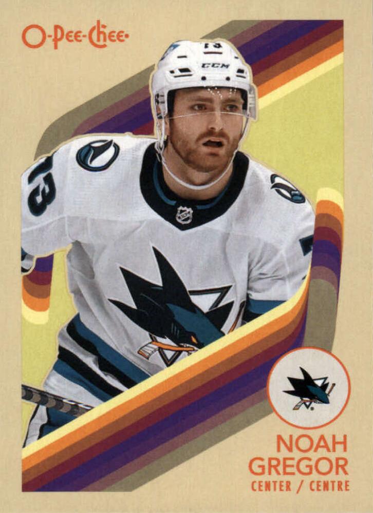 #283 Noah Gregor - San Jose Sharks - 2023-24 O-Pee-Chee - Retro Hockey