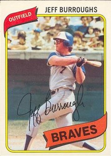 #283 Jeff Burroughs - Atlanta Braves - 1980 O-Pee-Chee Baseball