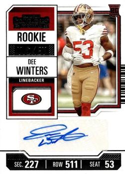 #283 Dee Winters - San Francisco 49ers - 2023 Panini Contenders Football