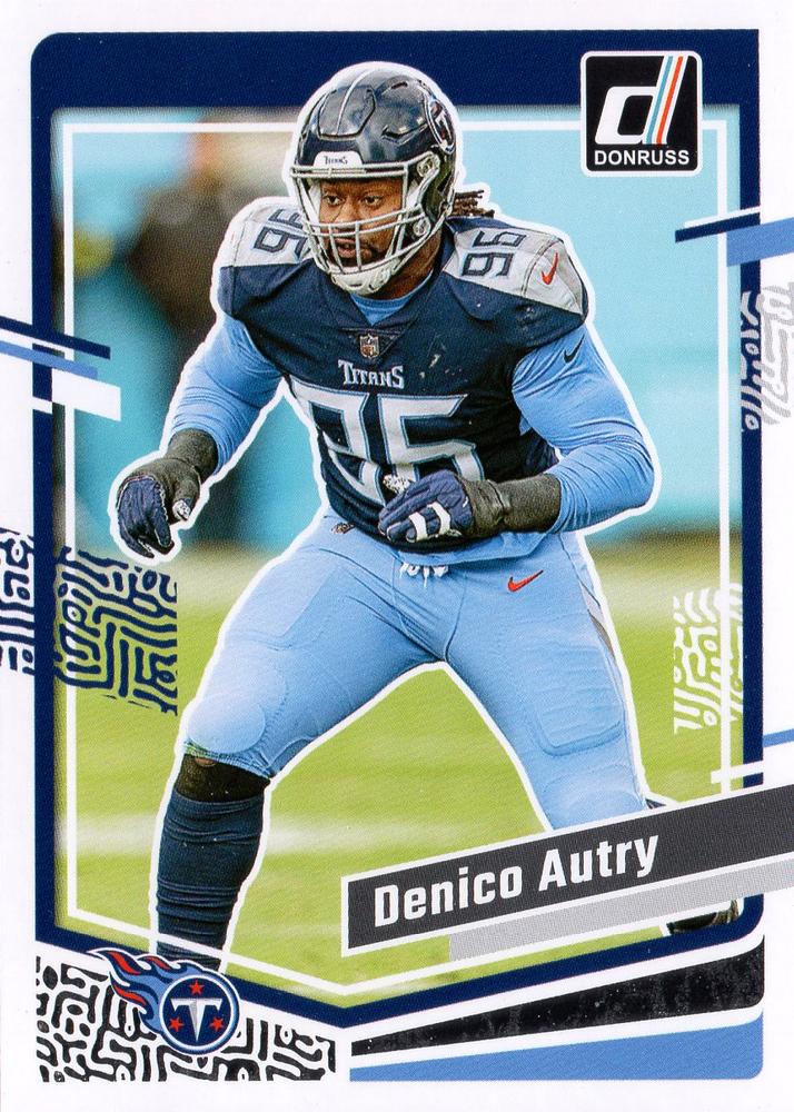 #283 Denico Autry - Tennessee Titans - 2023 Donruss Football