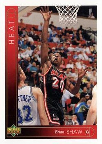 #283 Brian Shaw - Miami Heat - 1993-94 Upper Deck Basketball
