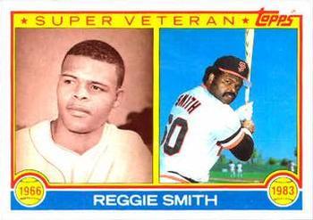 #283 Reggie Smith - Boston Red Sox / San Francisco Giants - 1983 Topps Baseball