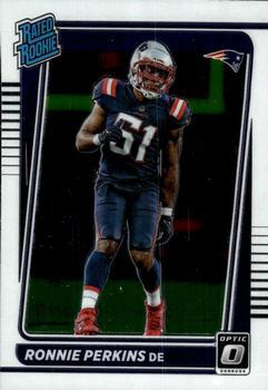 #283 Ronnie Perkins - New England Patriots - 2021 Donruss Optic Football