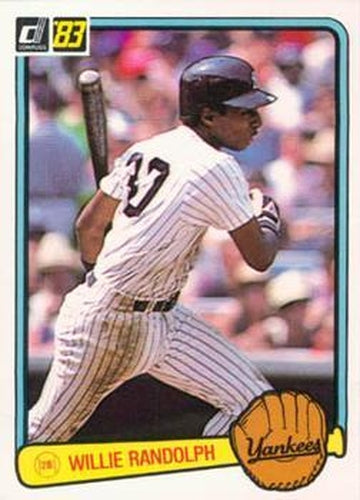 #283 Willie Randolph - New York Yankees - 1983 Donruss Baseball