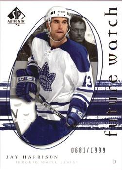 #283 Jay Harrison - Toronto Maple Leafs - 2005-06 SP Authentic Hockey