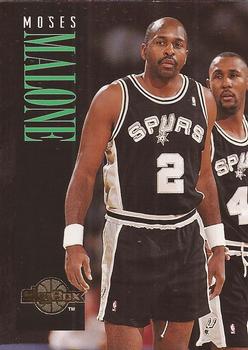 #283 Moses Malone - San Antonio Spurs - 1994-95 SkyBox Premium Basketball