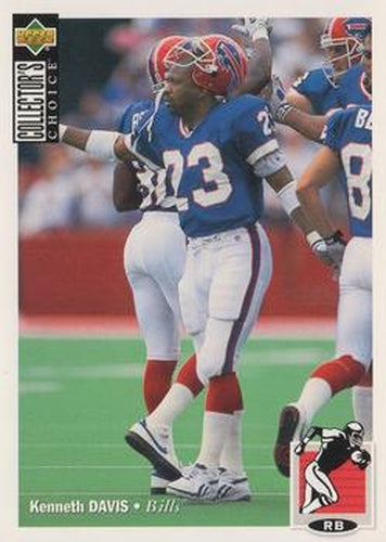 #283 Kenneth Davis - Buffalo Bills - 1994 Collector's Choice Football