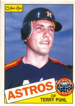 #283 Terry Puhl - Houston Astros - 1985 O-Pee-Chee Baseball