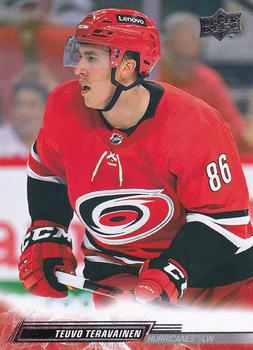 #284 Teuvo Teravainen - Carolina Hurricanes - 2022-23 Upper Deck Hockey
