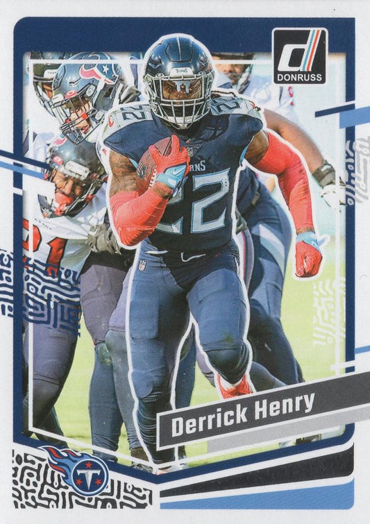 #284 Derrick Henry - Tennessee Titans - 2023 Donruss Football