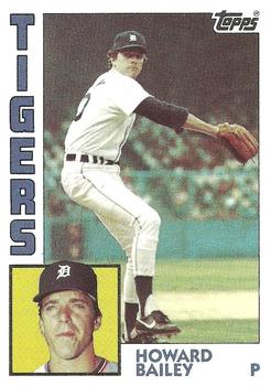 #284 Howard Bailey - Detroit Tigers - 1984 Topps Baseball