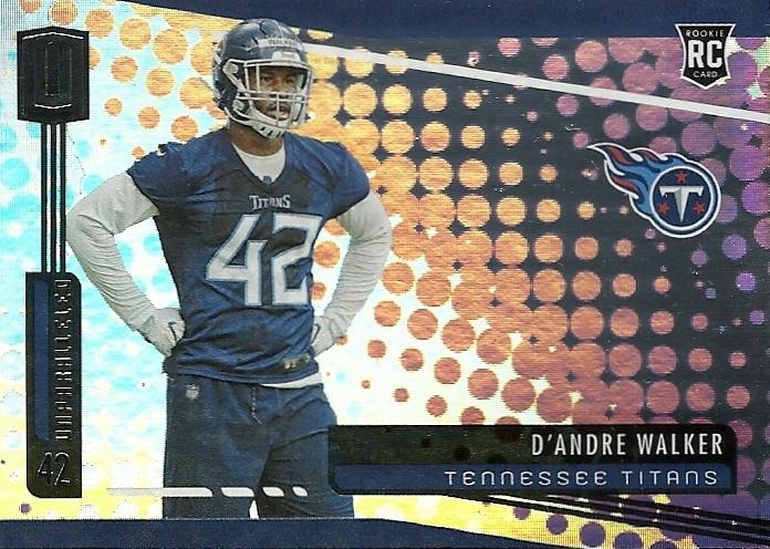 #284 D'Andre Walker - Tennessee Titans - 2019 Panini Unparalleled Football