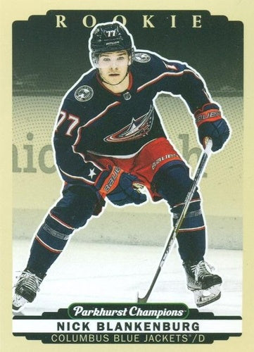 #284 Nick Blankenburg - Columbus Blue Jackets - 2022-23 Parkhurst Champions Hockey