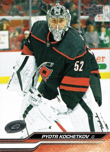 #284 Pyotr Kochetkov - Carolina Hurricanes -2023-24 Upper Deck Hockey