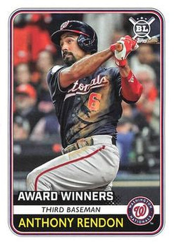 #284 Anthony Rendon - Washington Nationals - 2020 Topps Big League Baseball