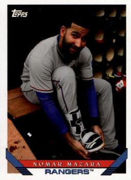 #284 Nomar Mazara - Texas Rangers - 2019 Topps Archives Baseball