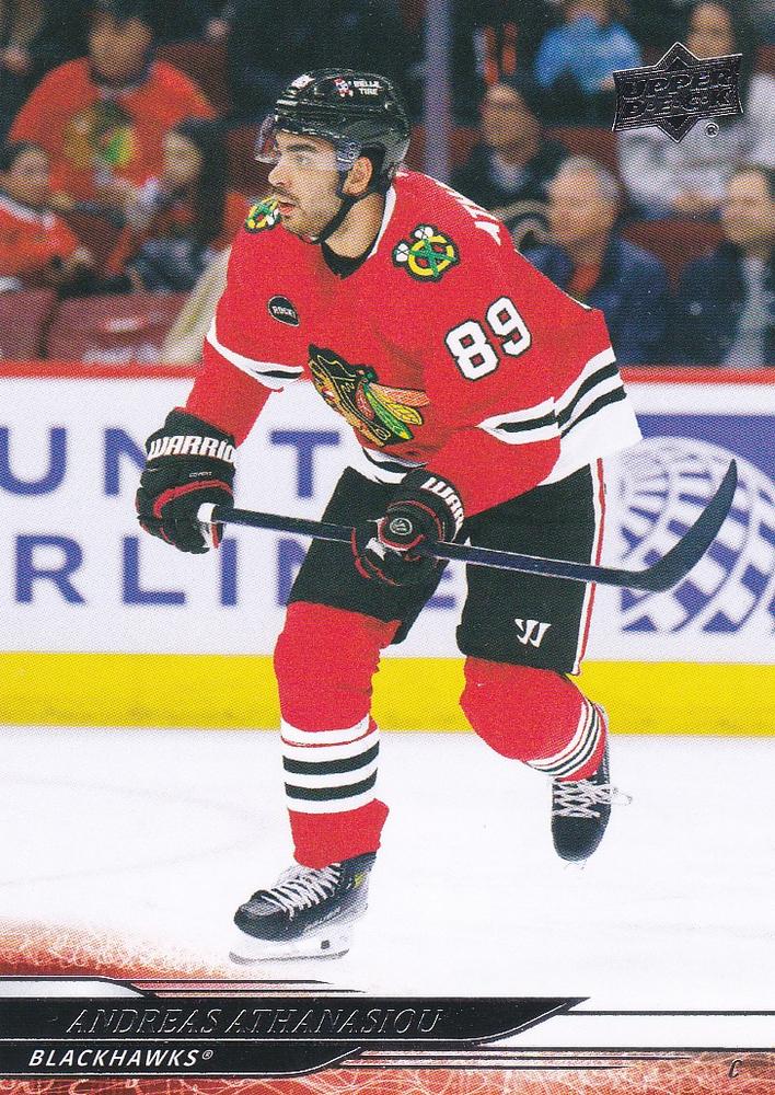 #284 Andreas Athanasiou - Chicago Blackhawks - 2024-25 Upper Deck Hockey