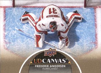 #C284 Frederik Andersen - Carolina Hurricanes - 2021-22 Upper Deck - UD Canvas Hockey