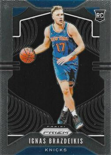 #284 Ignas Brazdeikis - New York Knicks - 2019-20 Panini Prizm Basketball