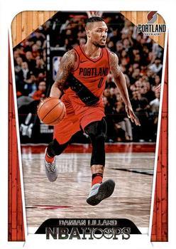 #284 Damian Lillard - Portland Trail Blazers - 2018-19 Hoops Basketball