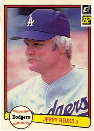 #284 Jerry Reuss - Los Angeles Dodgers - 1982 Donruss Baseball