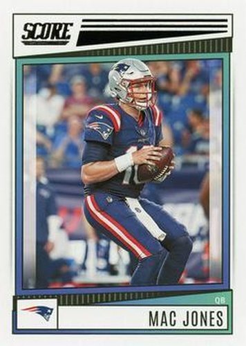 #284 Mac Jones - New England Patriots - 2022 Score Football