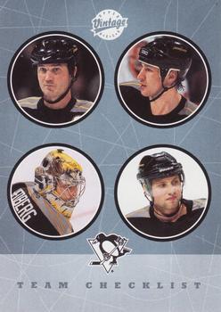 #284 Aleksey Morozov / Alexei Kovalev / Johan Hedberg / Mario Lemieux - Pittsburgh Penguins - 2002-03 Upper Deck Vintage Hockey