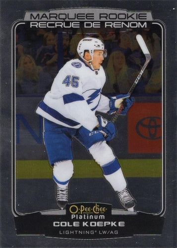 #284 Cole Koepke - Tampa Bay Lightning - 2022-23 O-Pee-Chee Platinum Hockey