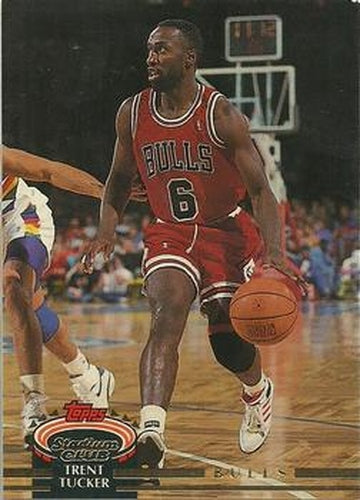 #284 Trent Tucker - Chicago Bulls - 1992-93 Stadium Club Basketball