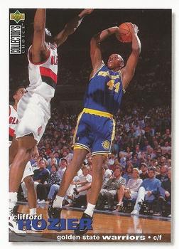 #284 Clifford Rozier - Golden State Warriors - 1995-96 Collector's Choice Basketball