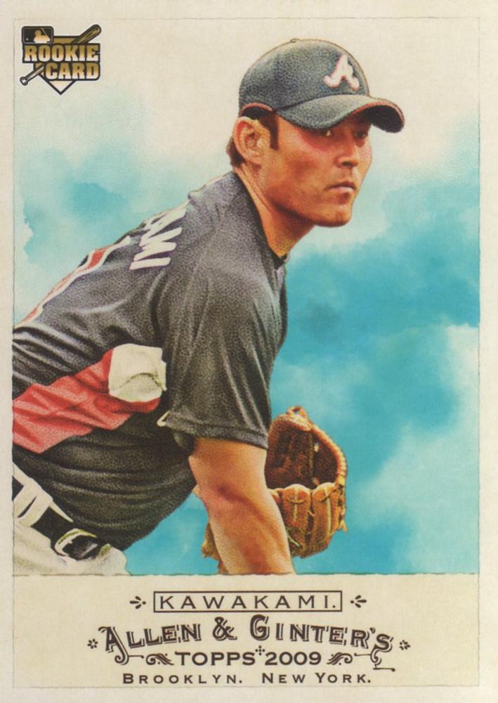 #284 Kenshin Kawakami - Atlanta Braves - 2009 Topps Allen & Ginter Baseball