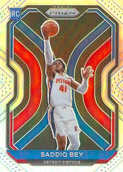 #284 Saddiq Bey - Detroit Pistons - 2020-21 Panini Prizm - Silver Prizms Basketball